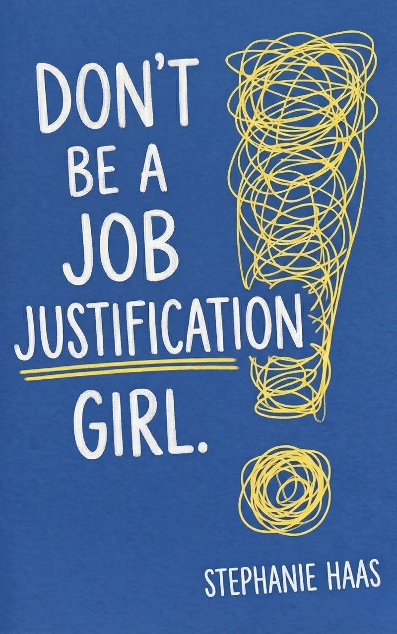 Don't Be a Job Justification Girl by Stephanie Haas — book cover